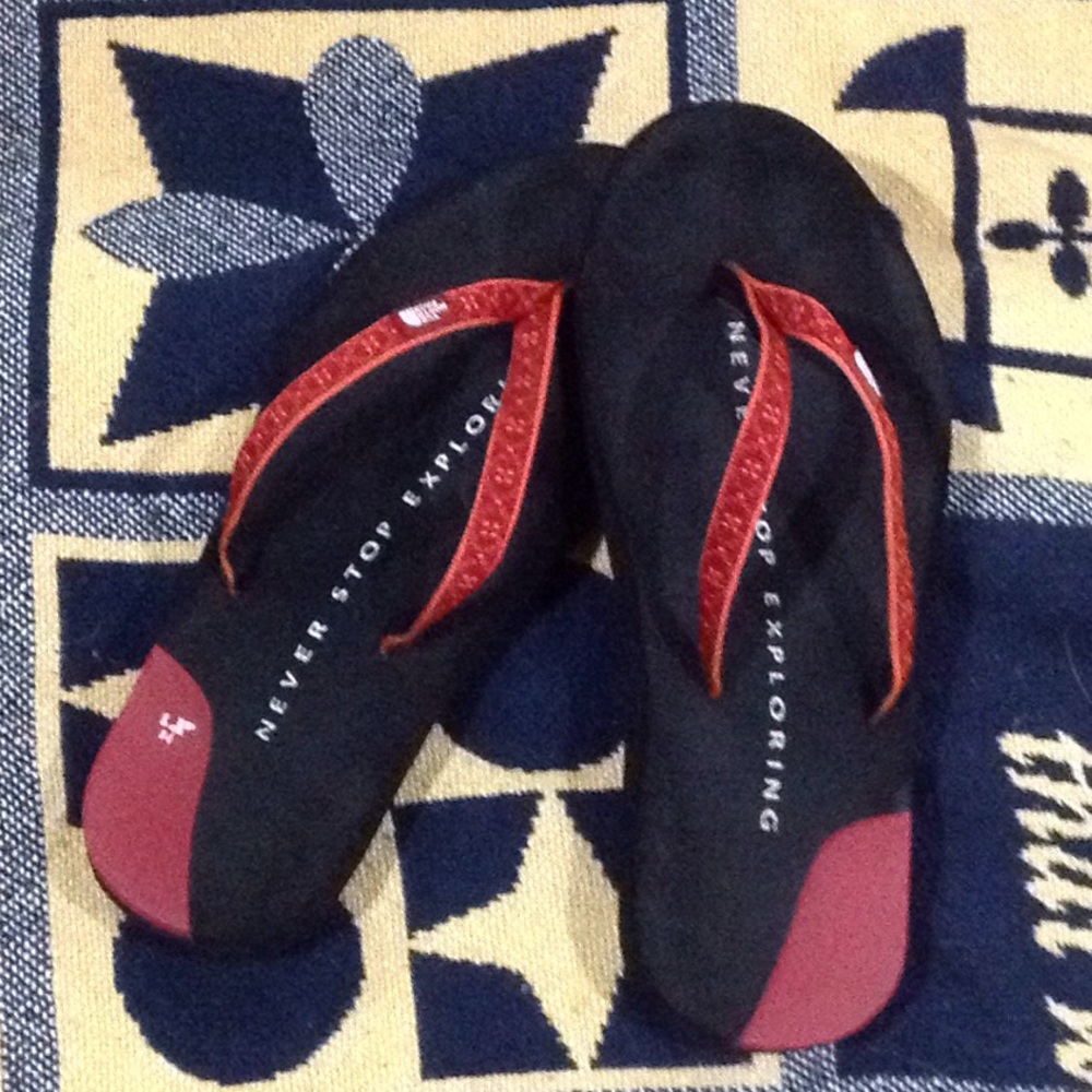 North Face Flip Flops